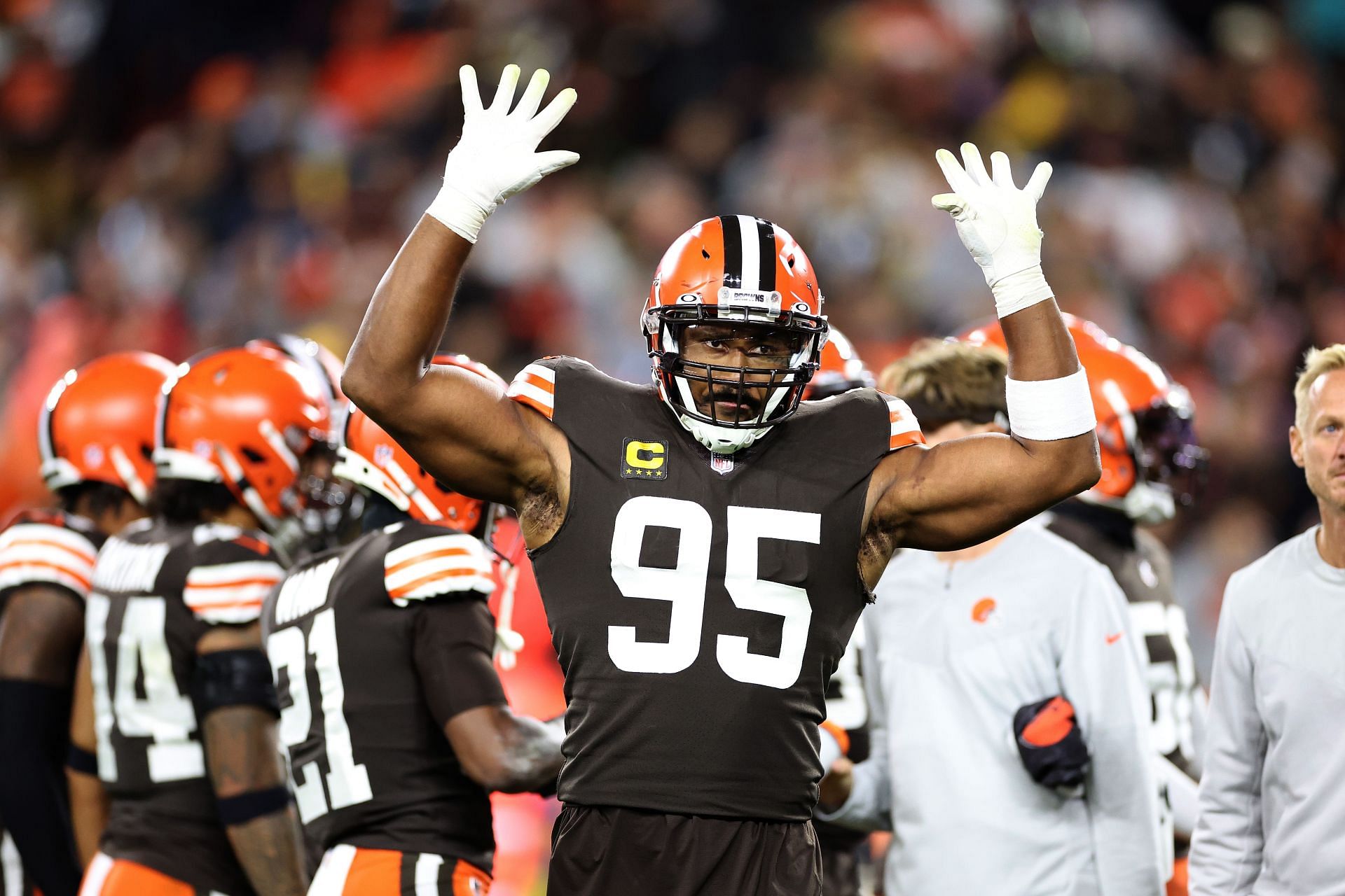 Cleveland Browns DE Myles Garrett is a Texas A&amp;M standout