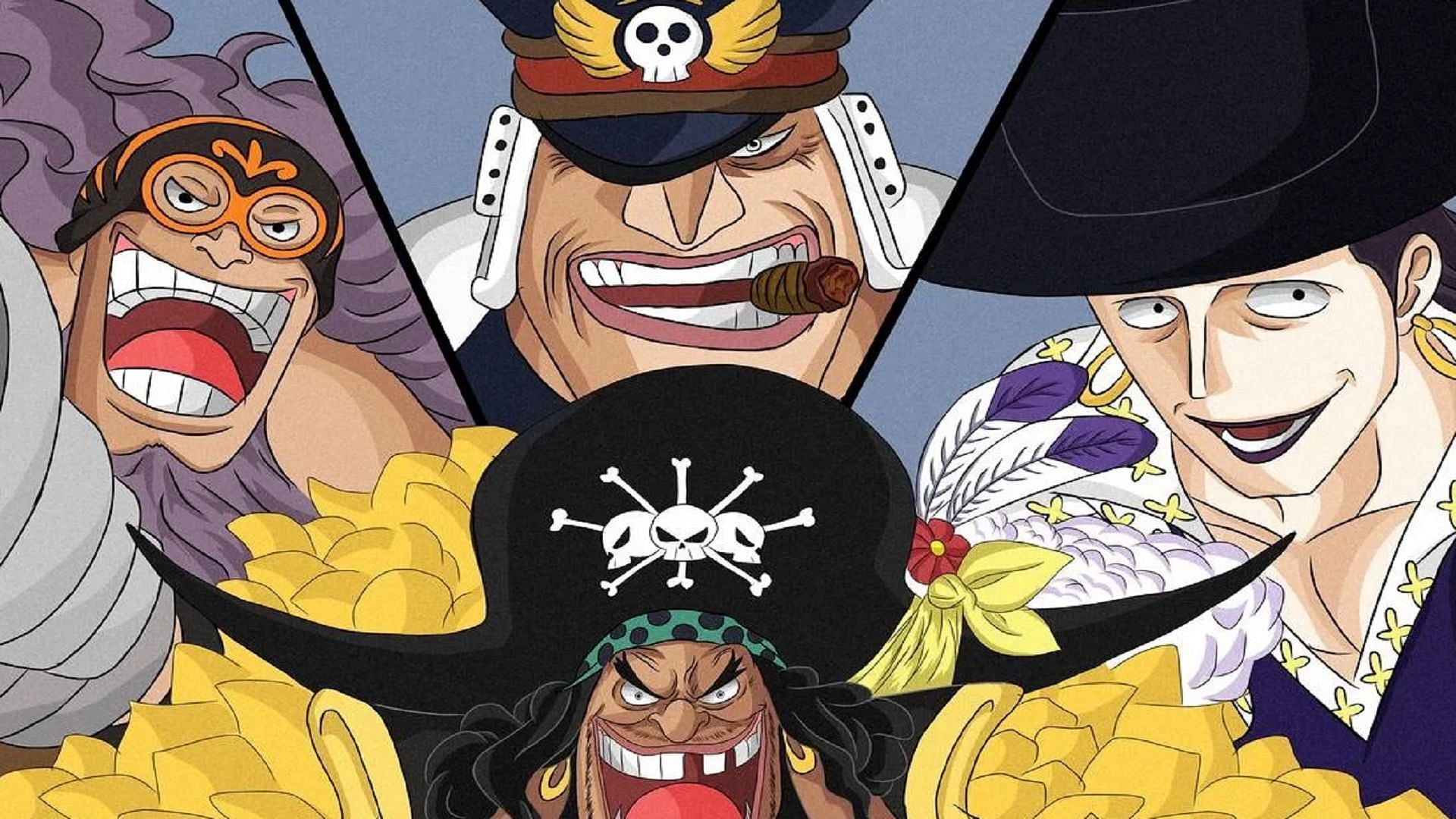 The most powerful fighters in the crew seems to be Blackbeard, Shiryu, Lafitte and Jesus Burgess (Image via Eiichiro Oda/Shueisha, One Piece)