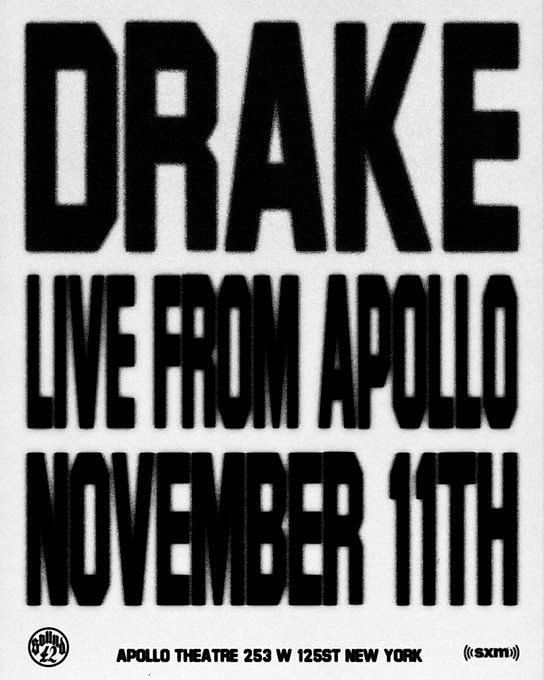 Drake Apollo Theater Concert Tickets, how to access, price, date, and