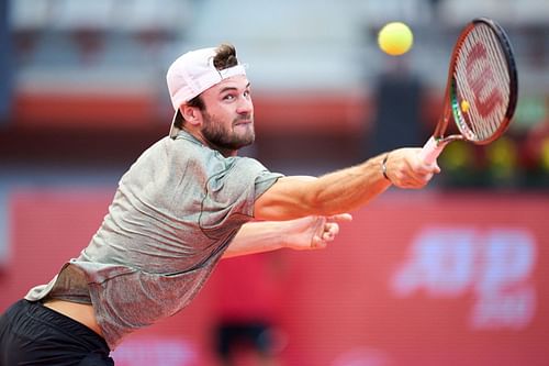 Tommy Paul in action at the Gijon Open