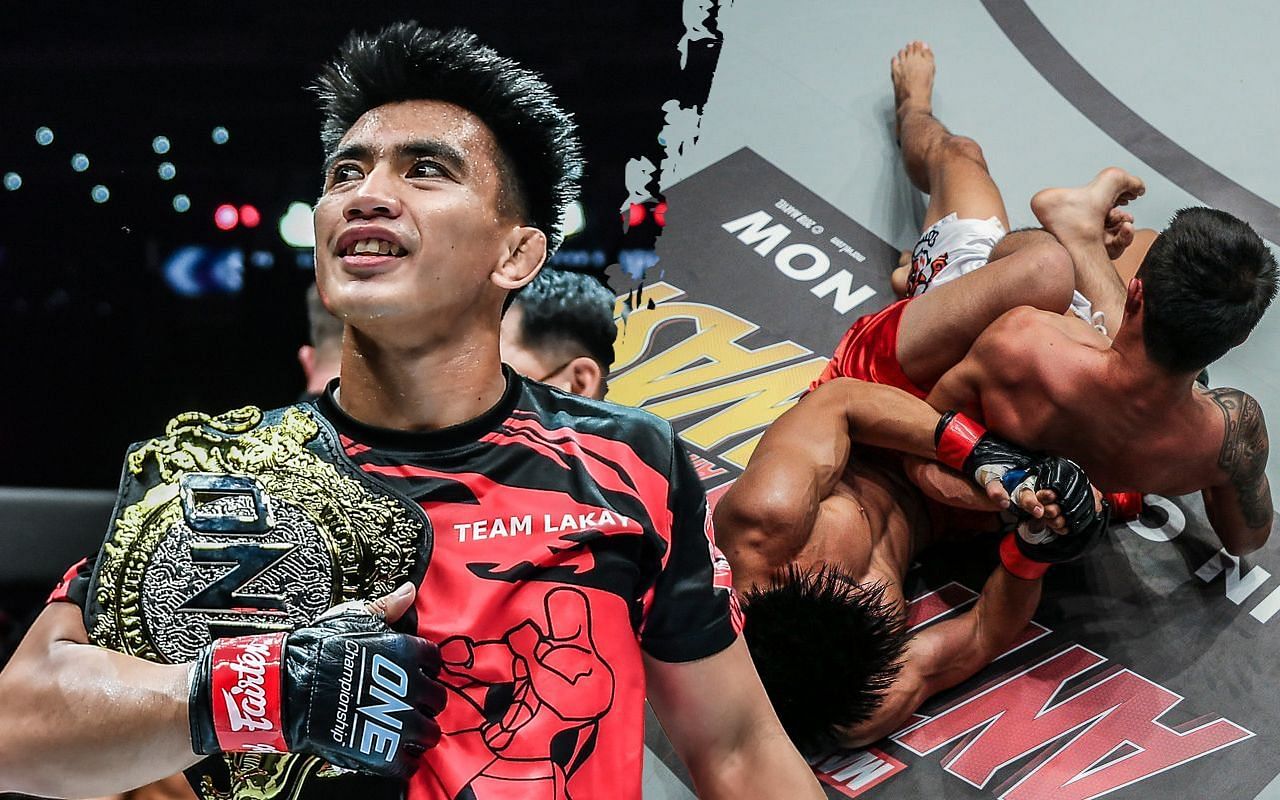 ONE strawweight world champion Joshua Pacio pulled off &ldquo;The Passion Lock&rdquo; back in 2018. (Image courtesy of ONE)
