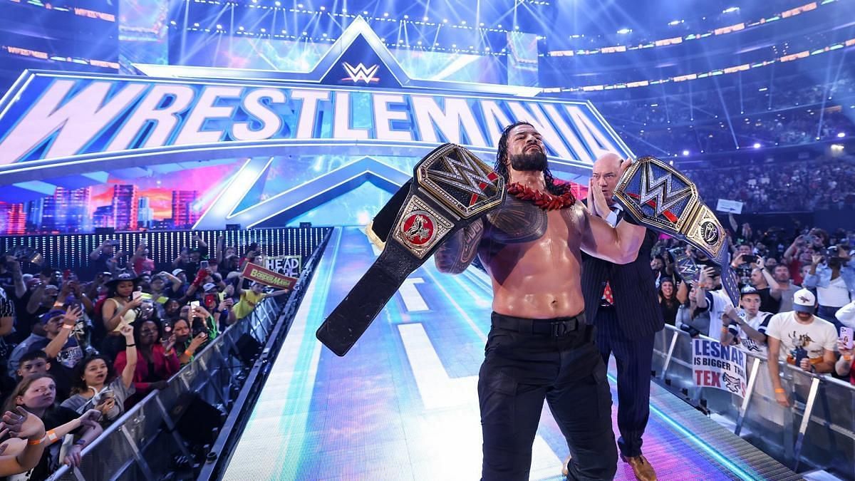 Roman Reigns won the Undisputed WWE Universal Champion at WrestleMania 38
