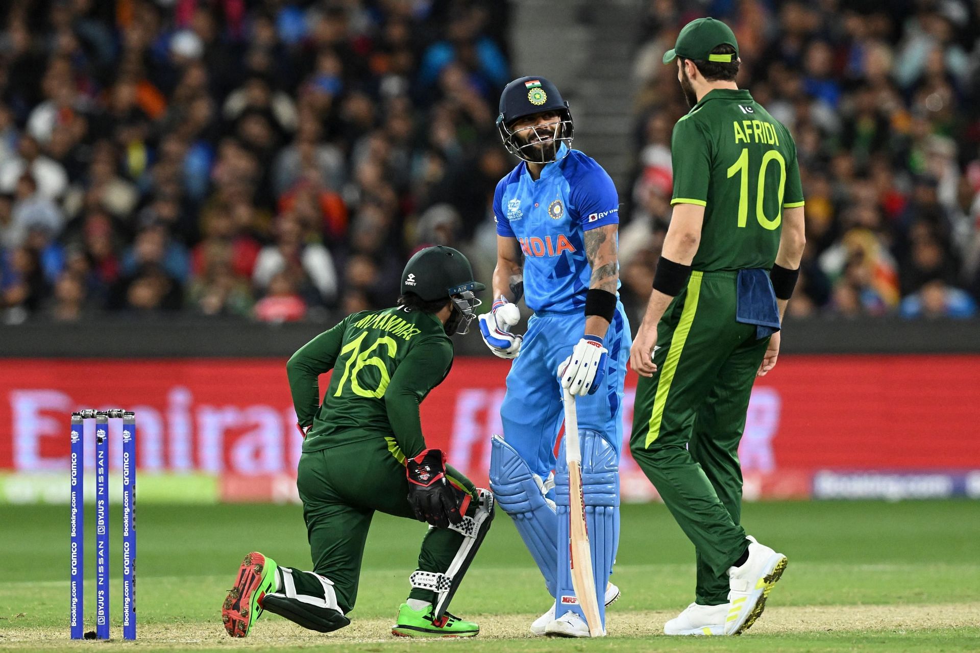 India and Pakistan produced a memorable game. (Credits: Getty)
