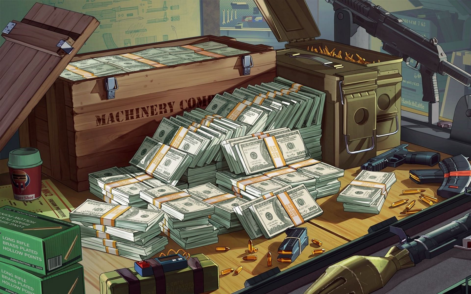 Money makes the world go round in GTA Online (Image via Rockstar Games)