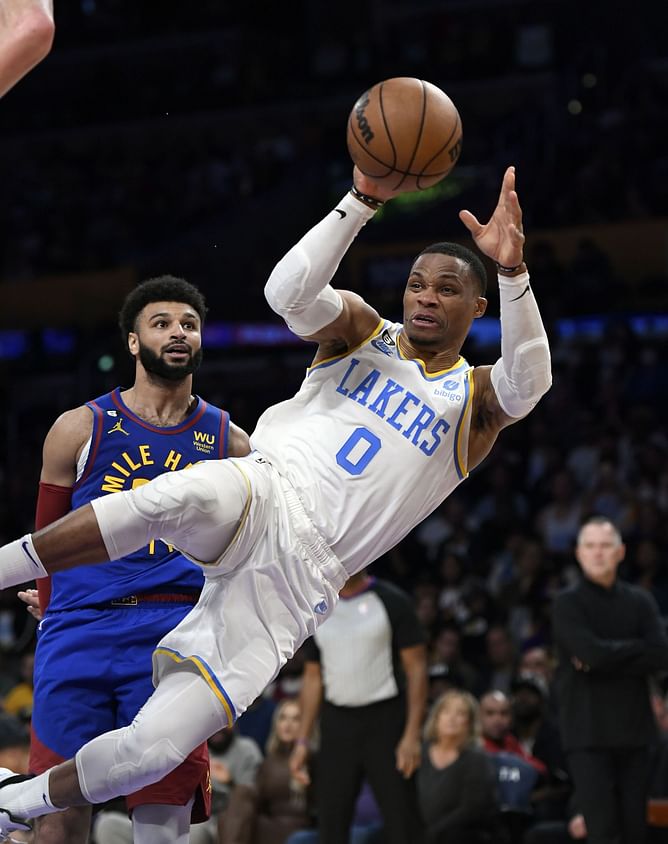 Shannon Sharpe raves about Russell Westbrook’s performance and credits LA Lakers coach Darvin Ham - “Russ looks better in these two games than he did all of last season