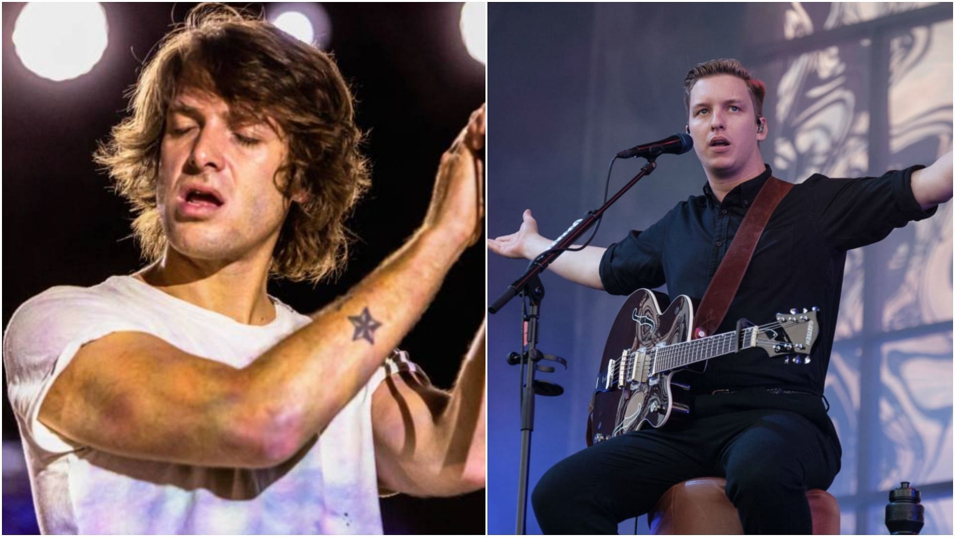 Paolo Nutini and George Ezra are the headliners for Latitude Festival 2023. . (Images via Getty)