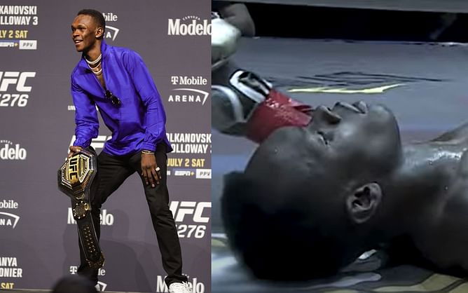 "Entering that dark place in training" - Fans commend Israel Adesanya for using scarring footage of KO at the hands of Alex Pereira as a motivator in UFC 281 fight camp video