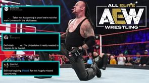 Twitter erupts in rage to missed opportunity of not witnessing dream match between The Undertaker and legendary AEW star