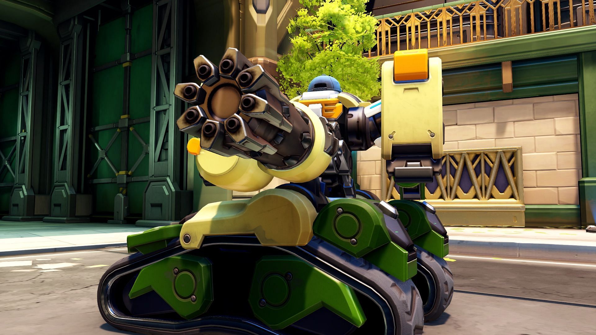 Bastion in his tank mode (Image via Activision Blizzard)