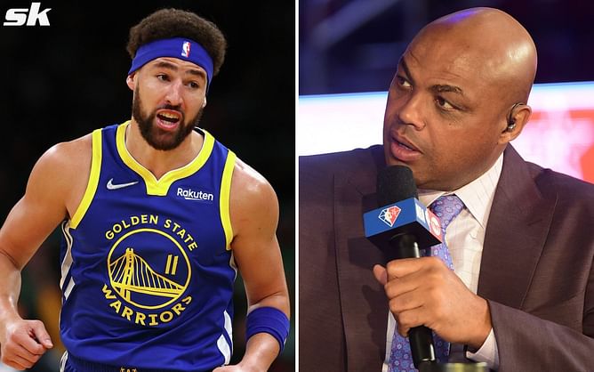 "I think you saw tonight, he was like, 'This young boy is kicking my a**'" - Charles Barkley believes father time is catching up with Klay Thompson, mentions Warriors won't win the chip if young players don't step up