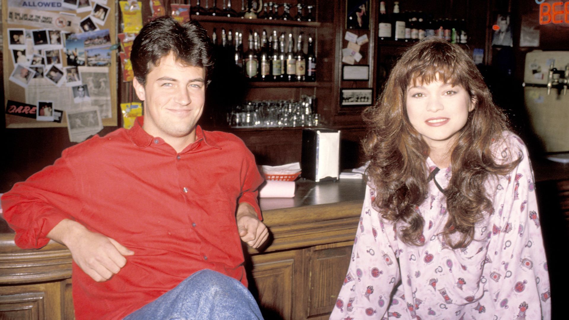 Matthew Perry and Valerie Bertinelli. (Image via Jim Smeal/Getty)