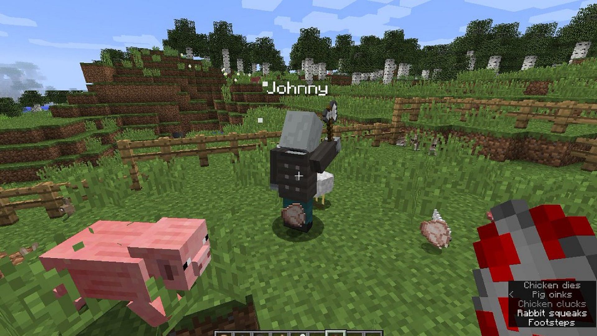 Johnny the Vindicator is great for Minecraft farms (Image via @Drullkus/Twitter)