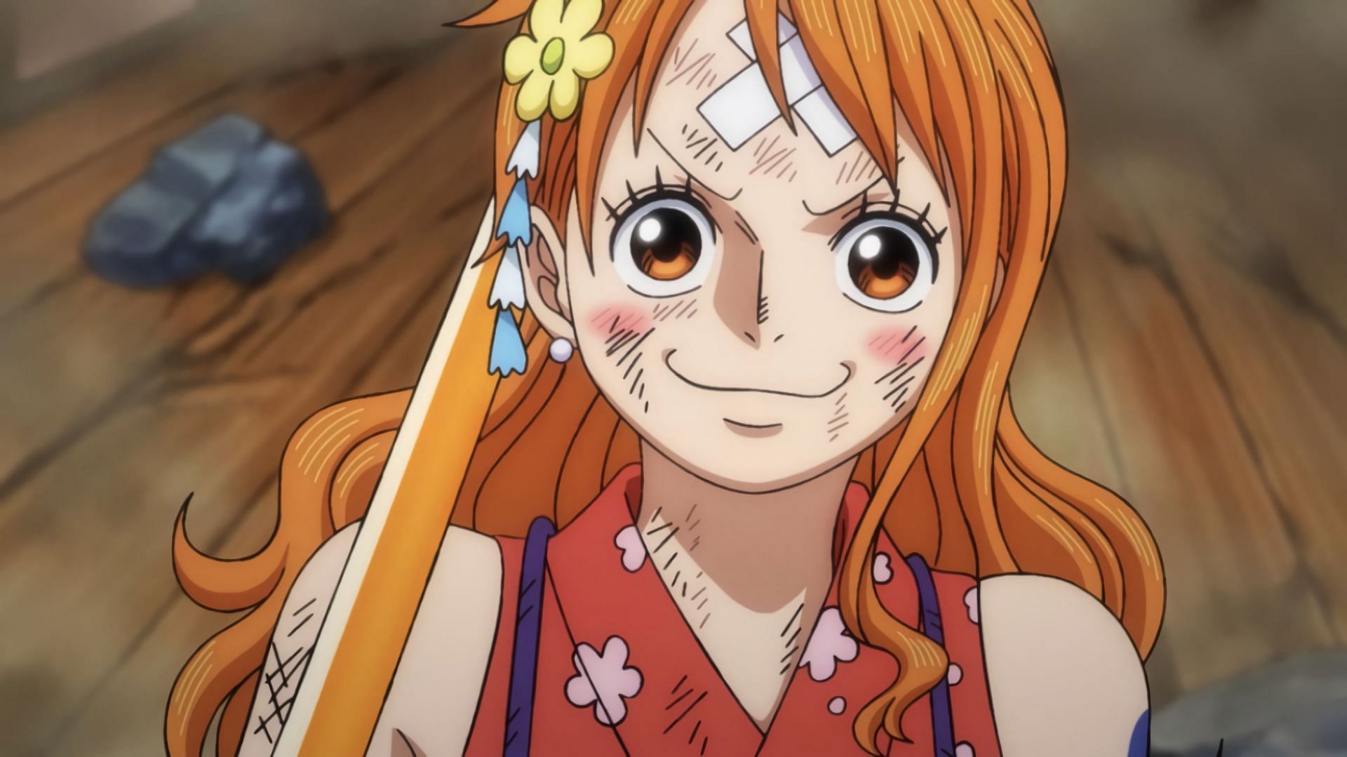 Nami finally got a powerup in One Piece episode 1038 (Image via Toei Animation)
