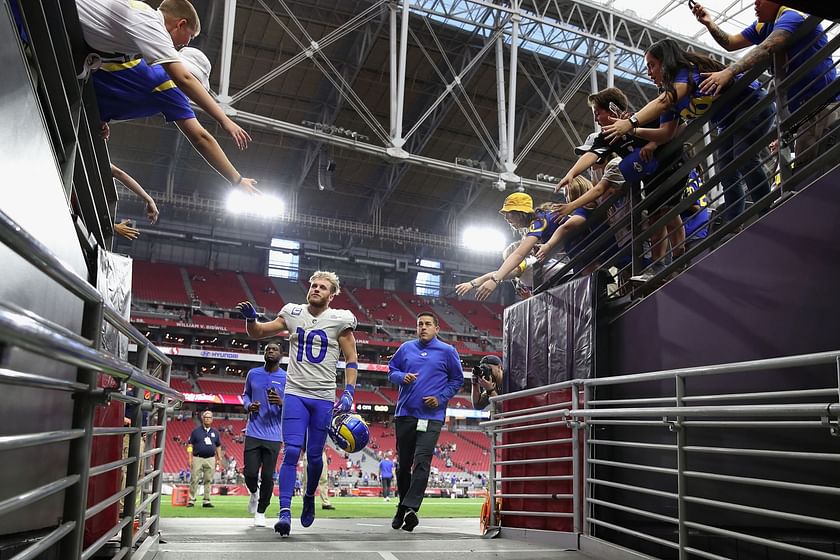 NFL Player Cooper Kupp and Anna Croskrey attend the game between the  News Photo - Getty Images