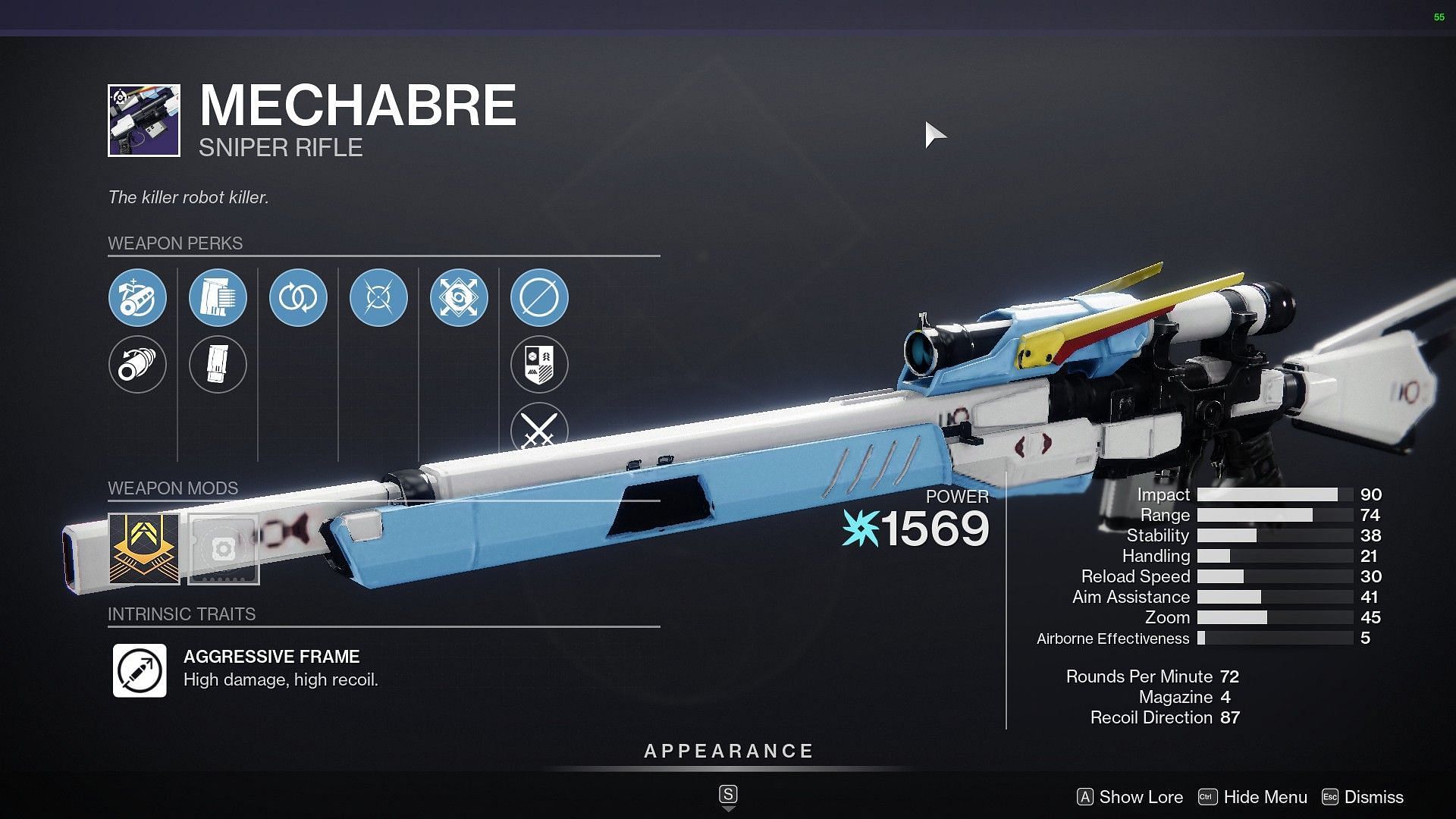 Mechabre Sniper Rifle (Image via Destiny 2)