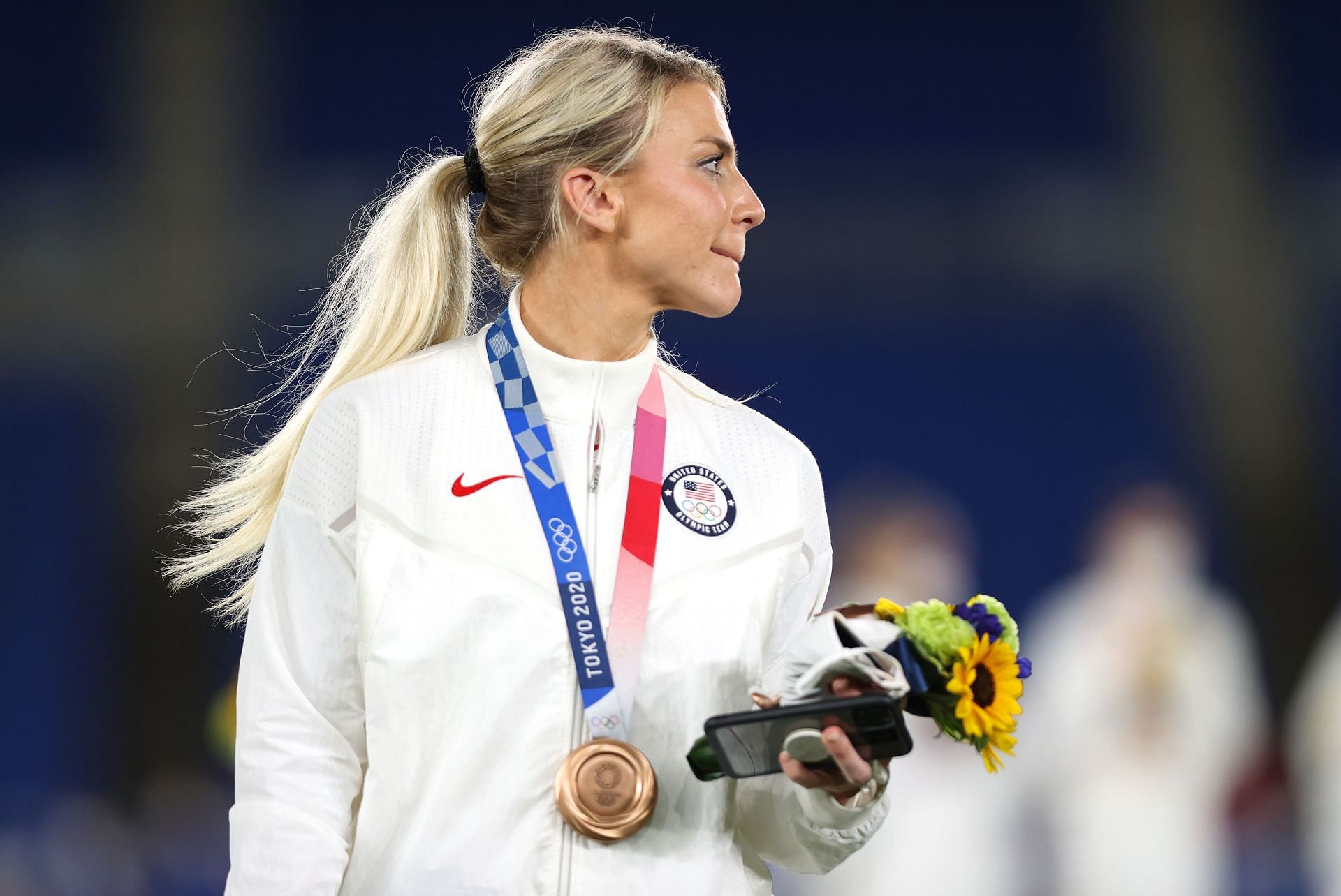 Ertz has become a veteran midfielder for the USWNT