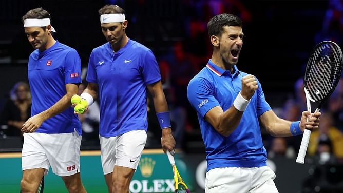 “I think he’s a better tennis player” – Tennis presenter Brad Falkner hails Novak Djokovic as more prolific than Rafael Nadal and Roger Federer as the GOAT debate continues