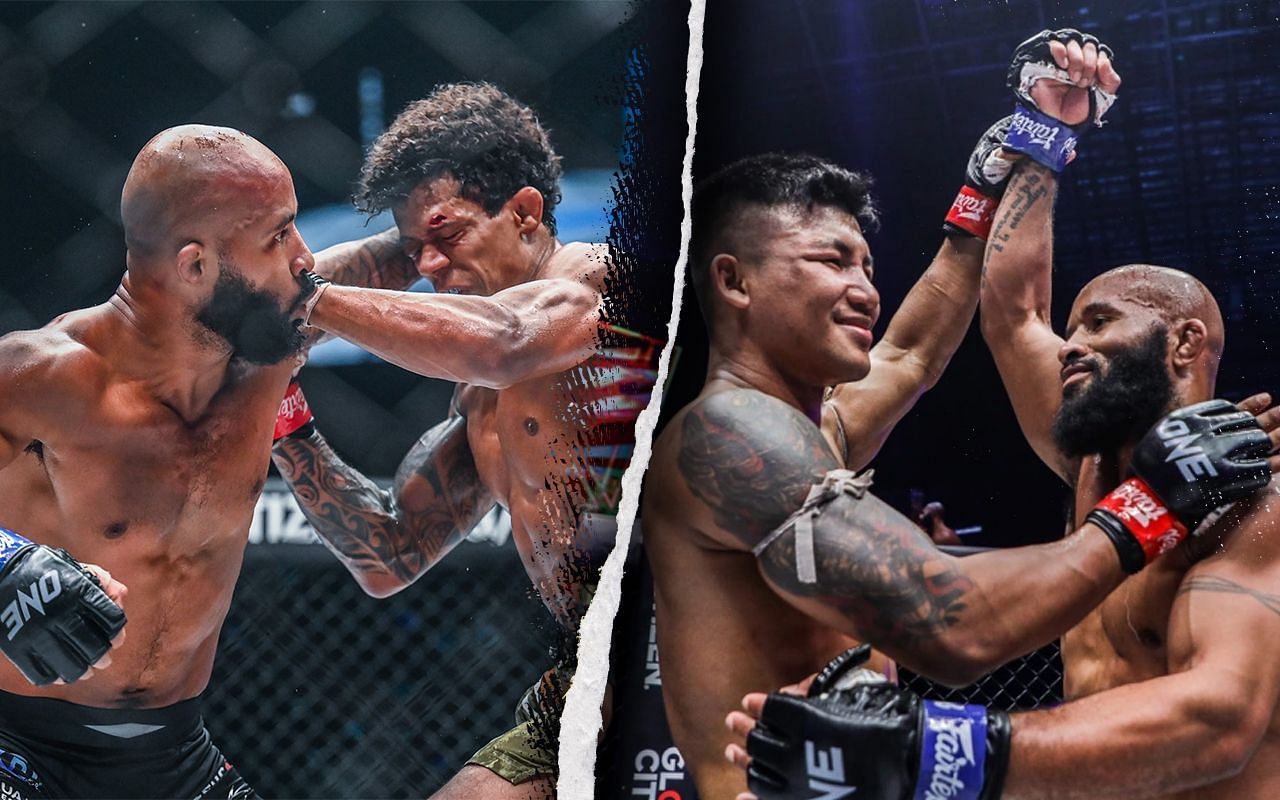 Demetrious Johnson is grateful to have shared the Circle with Rodtang Jitmuangnon and Adriano Moraes in his last two fights. | Photo by ONE Championship