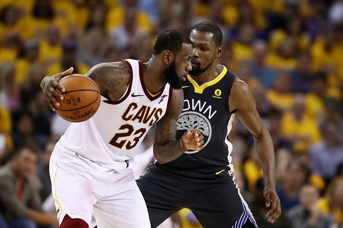 "Kevin Durant can flat out shoot it, and LeBron can't, period, end of story" - NBA analyst believes Durant is a better small forward than LeBron James, says the former gets disrespected for losing in playoffs