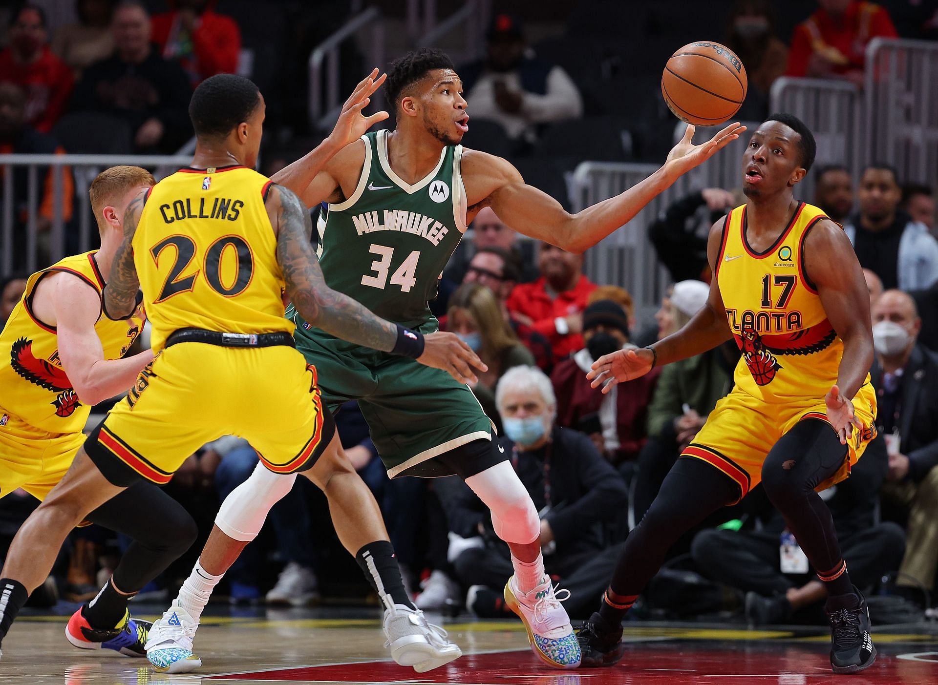 NBA Abu Dhabi Games will feature the Bucks and Hawks (Image via Getty Images)