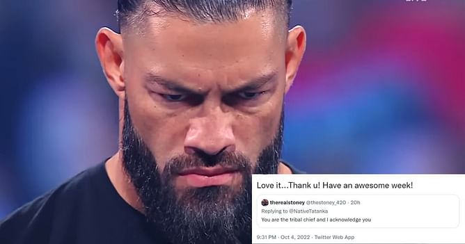 WWE Legend reacts after he and not Roman Reigns gets acknowledged as the Tribal Chief on Twitter