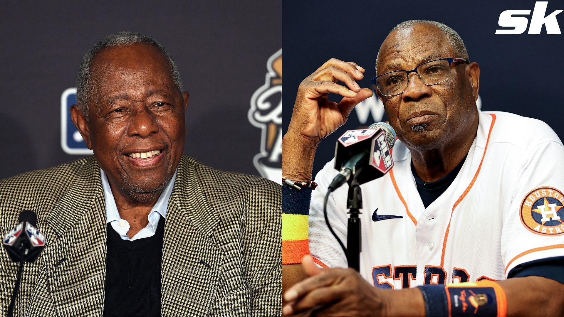 Houston Astros manager Dusty Baker shares sound advice from MLB legend Hank Aaron