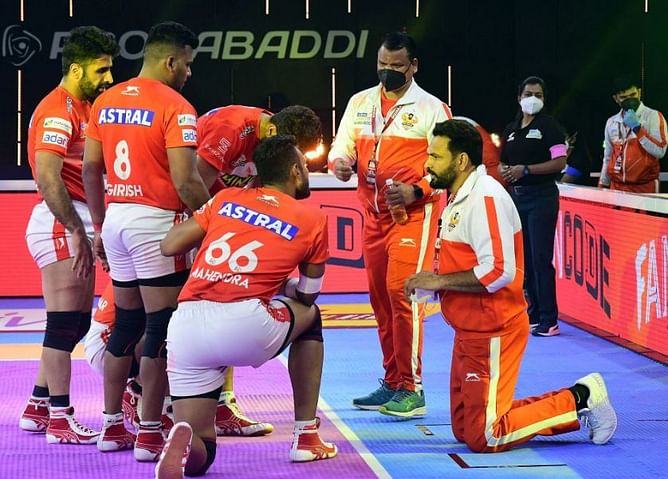 PKL 2022 में Gujarat Giants का शेड्यूल और टूर्नामेंट में अब तक किये प्रदर्शन पर नज़र