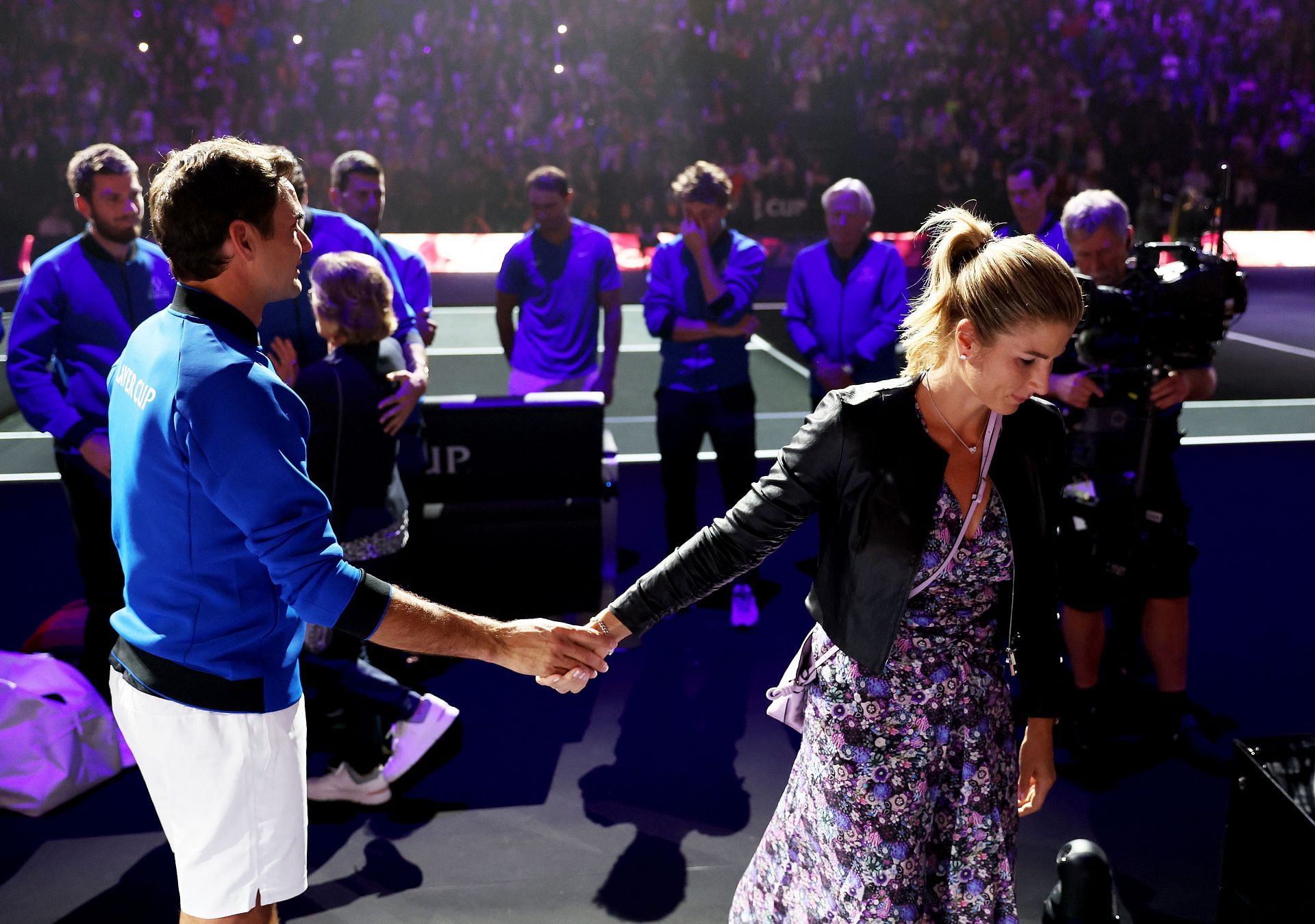 Roger Federer credited his wife Mirka Federer for always being there for him