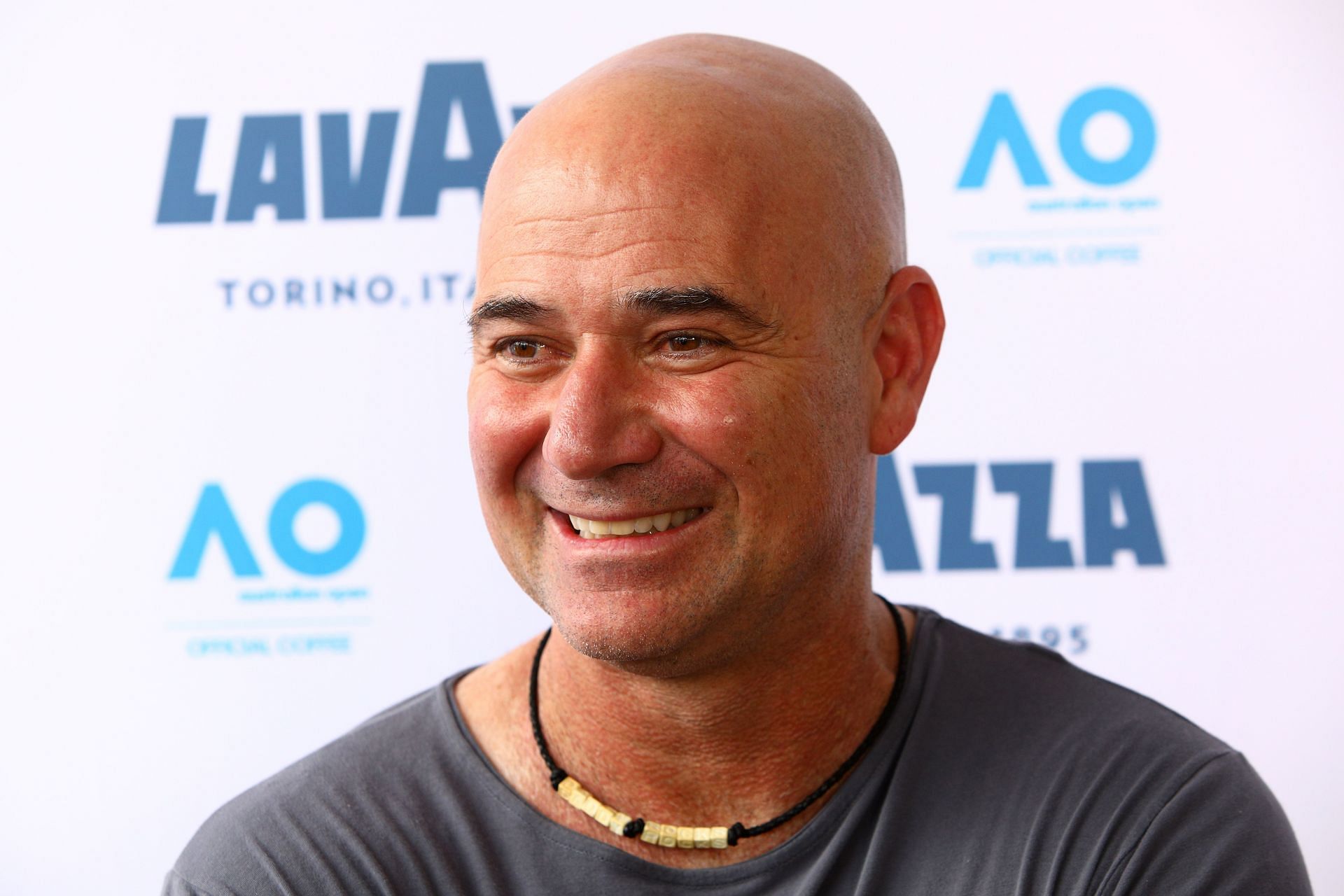 Andre Agassi at the 2019 Australian Open