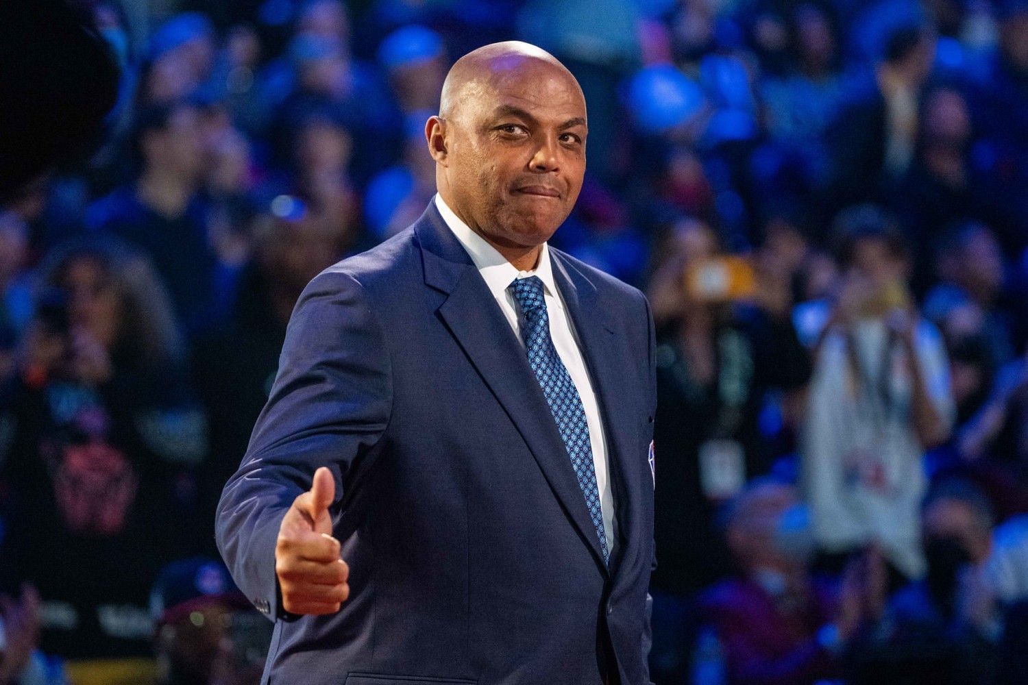 Charles Barkley at NBA 75 All-Star Weekend