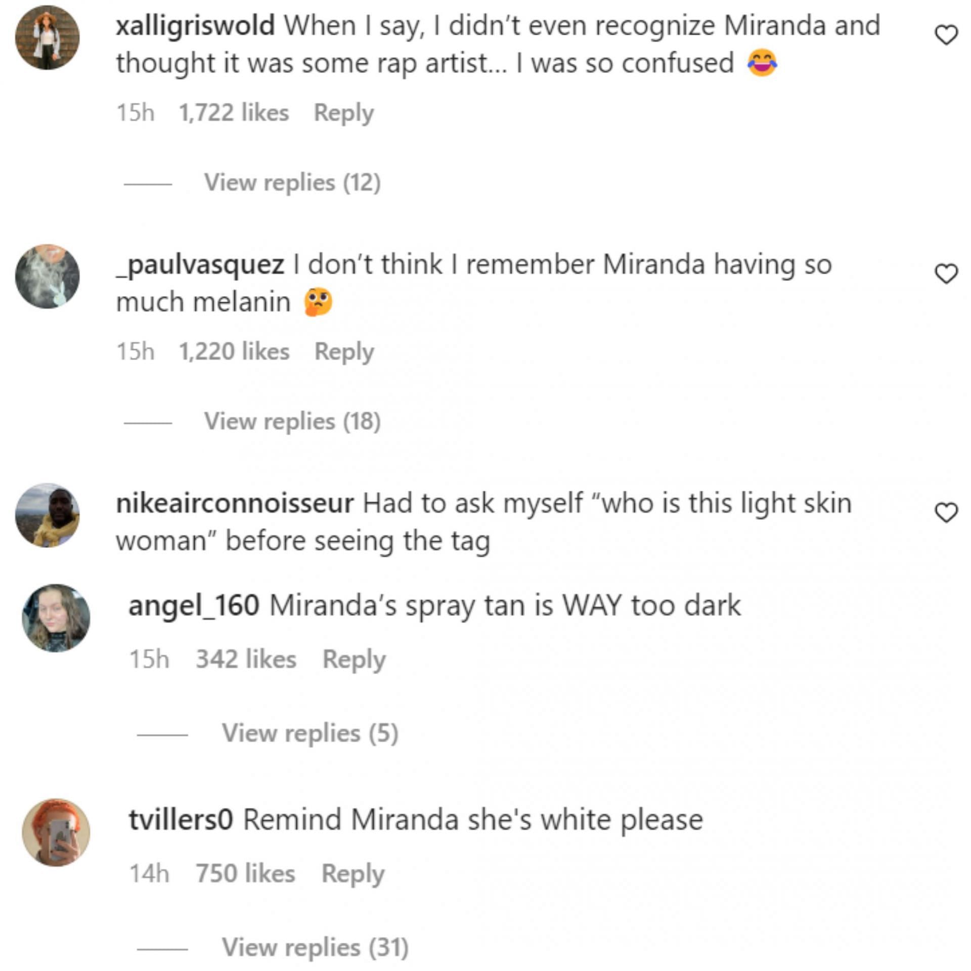 Internet reacts to Miranda Cosgrove (Image via shuapeck/Instagram)