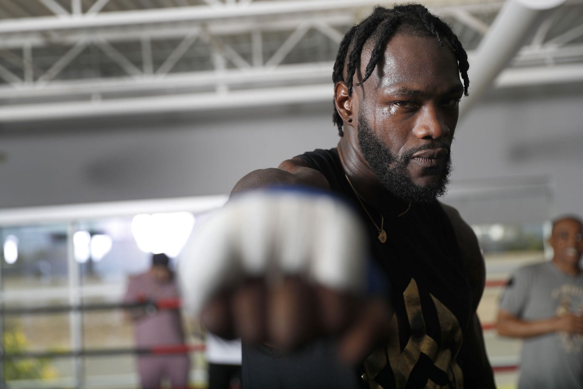 Deontay Wilder Media Workout