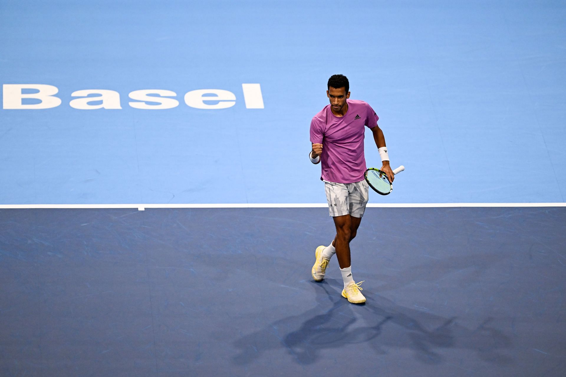 Felix Auger-Aliassime at the Swiss Indoors Basel