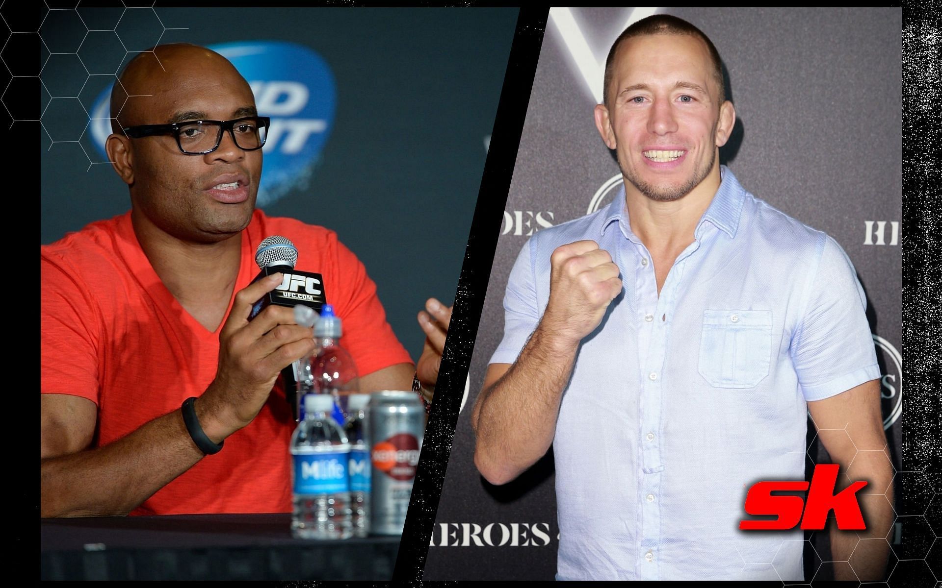 Anderson Silva expresses interest in boxing Georges St Pierre. [Image credits: Getty Images]