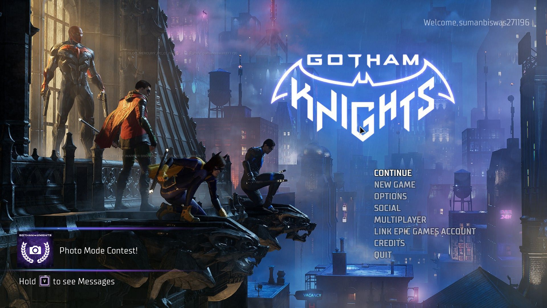 Gotham Knights' co-op limited to two players, available online only