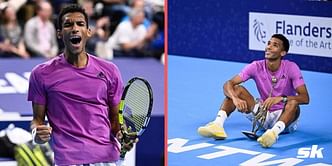 "The best match that I have played in my whole life, not my career, since I was a little kid" - Felix Auger-Aliassime on his 2R win in Basel