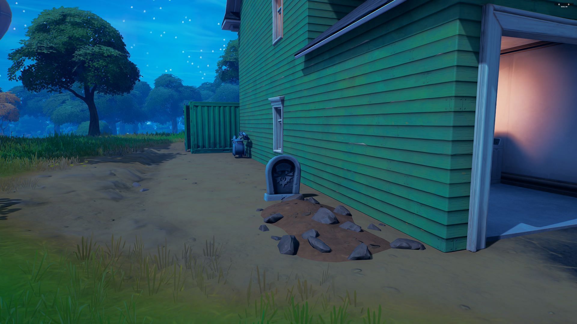 Who sanctioned this gravesite? (Image via Epic Games)