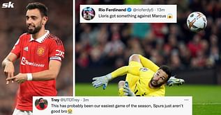 Twitter explodes as Manchester United overcome Tottenham 2-0 despite stunning showing from Hugo Lloris