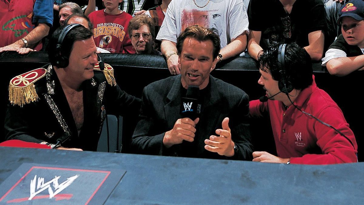 Arnold Schwarzenegger (Image via WWE)