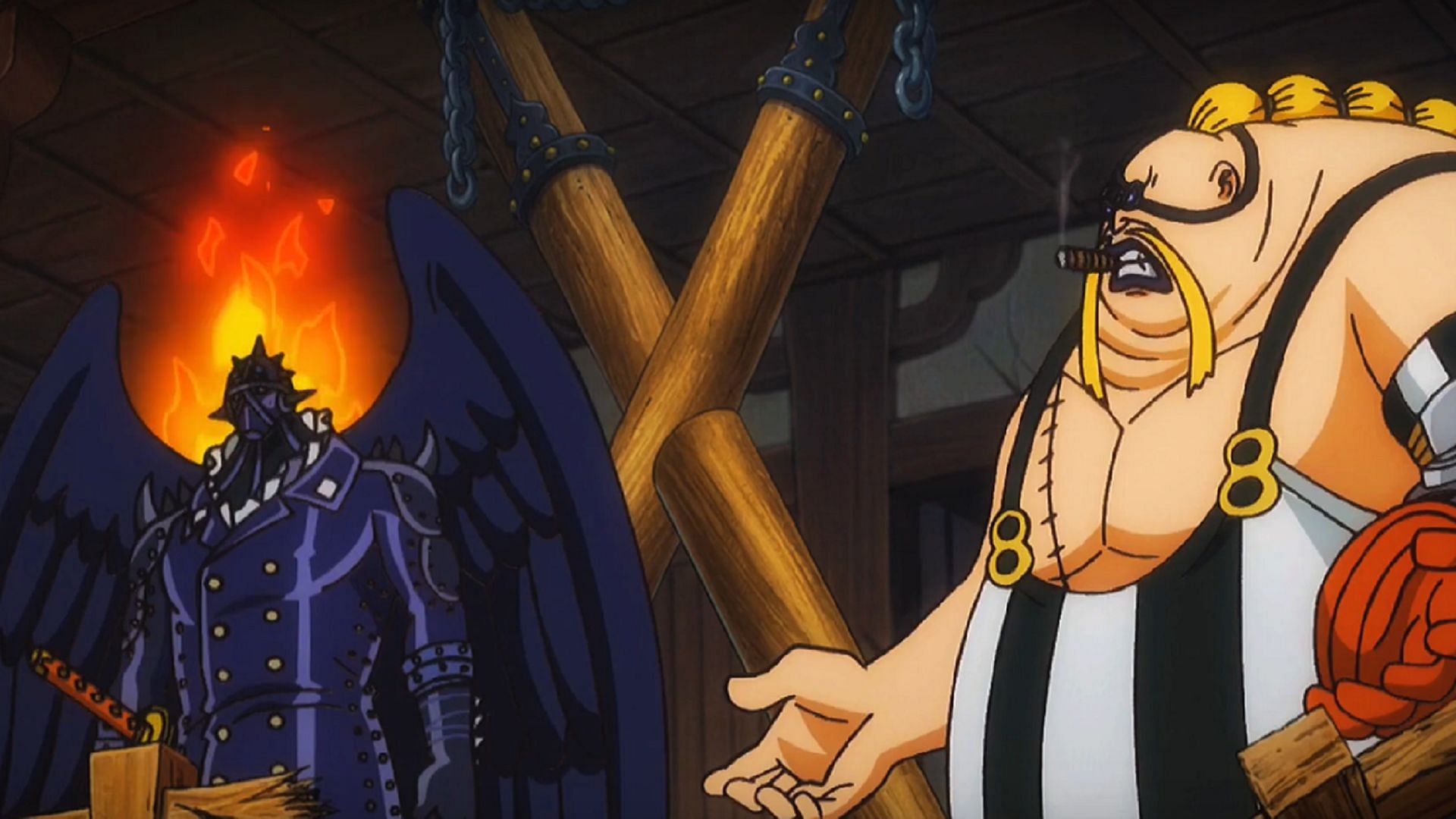 Out of all the gags, even Queen knows that King is a superior individual to him (Image via Toei Animation, One Piece)