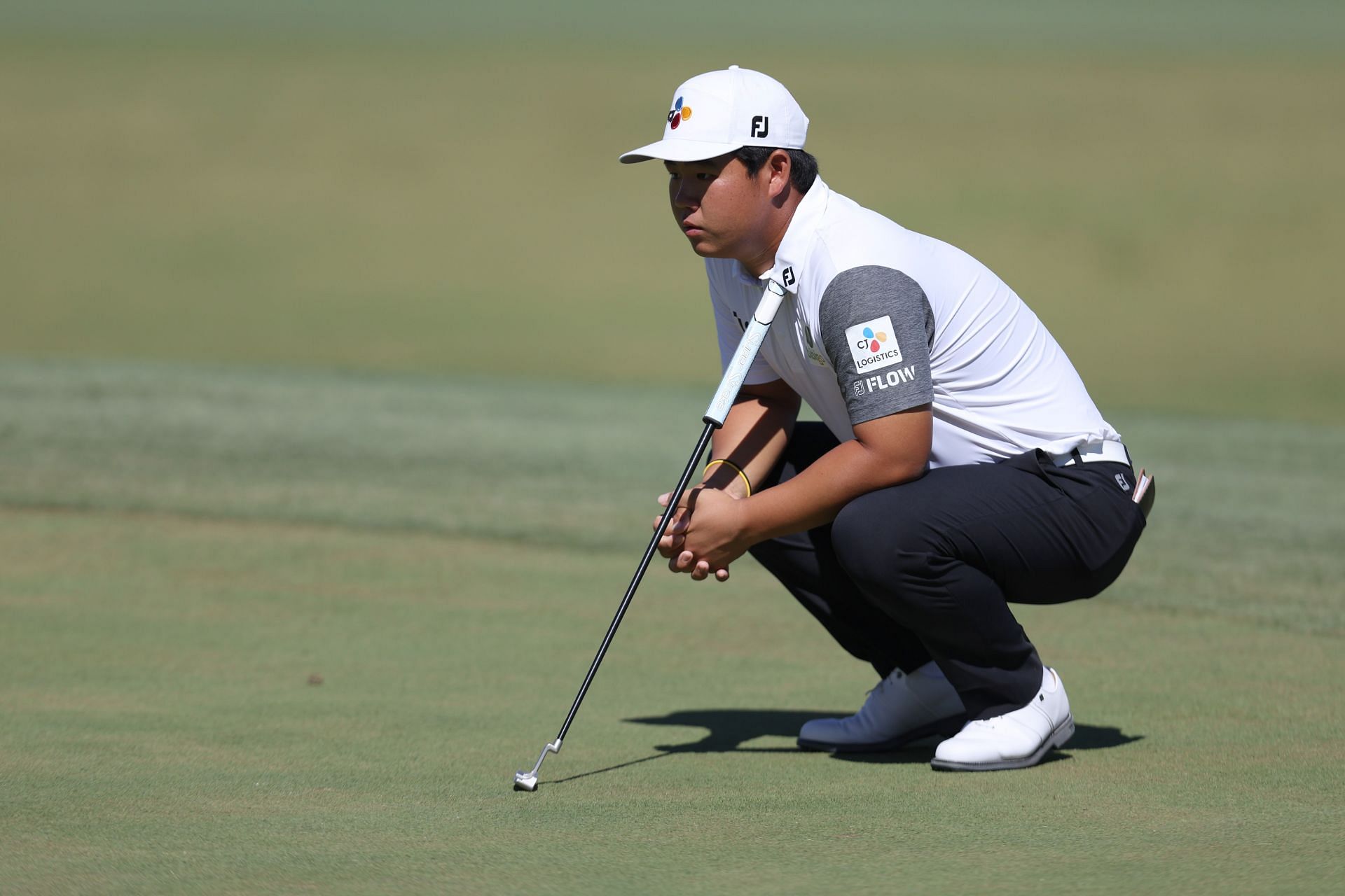 Tom Kim at Shriners Children&#039;s Open - Final Round (Image via Jed Jacobsohn/Getty Images)