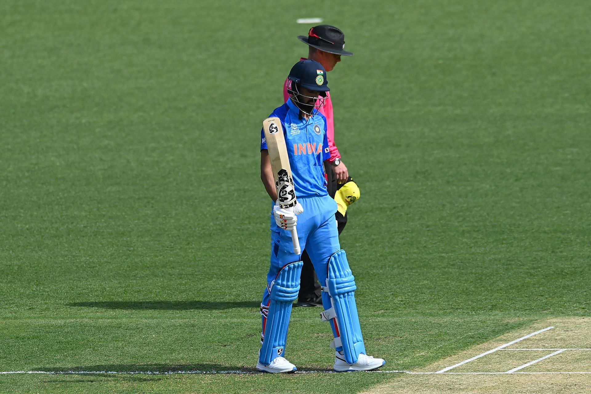 Rahul smoked three fours and a six in the fourth over bowled by Marcus Stoinis. [P/C: BCCI]