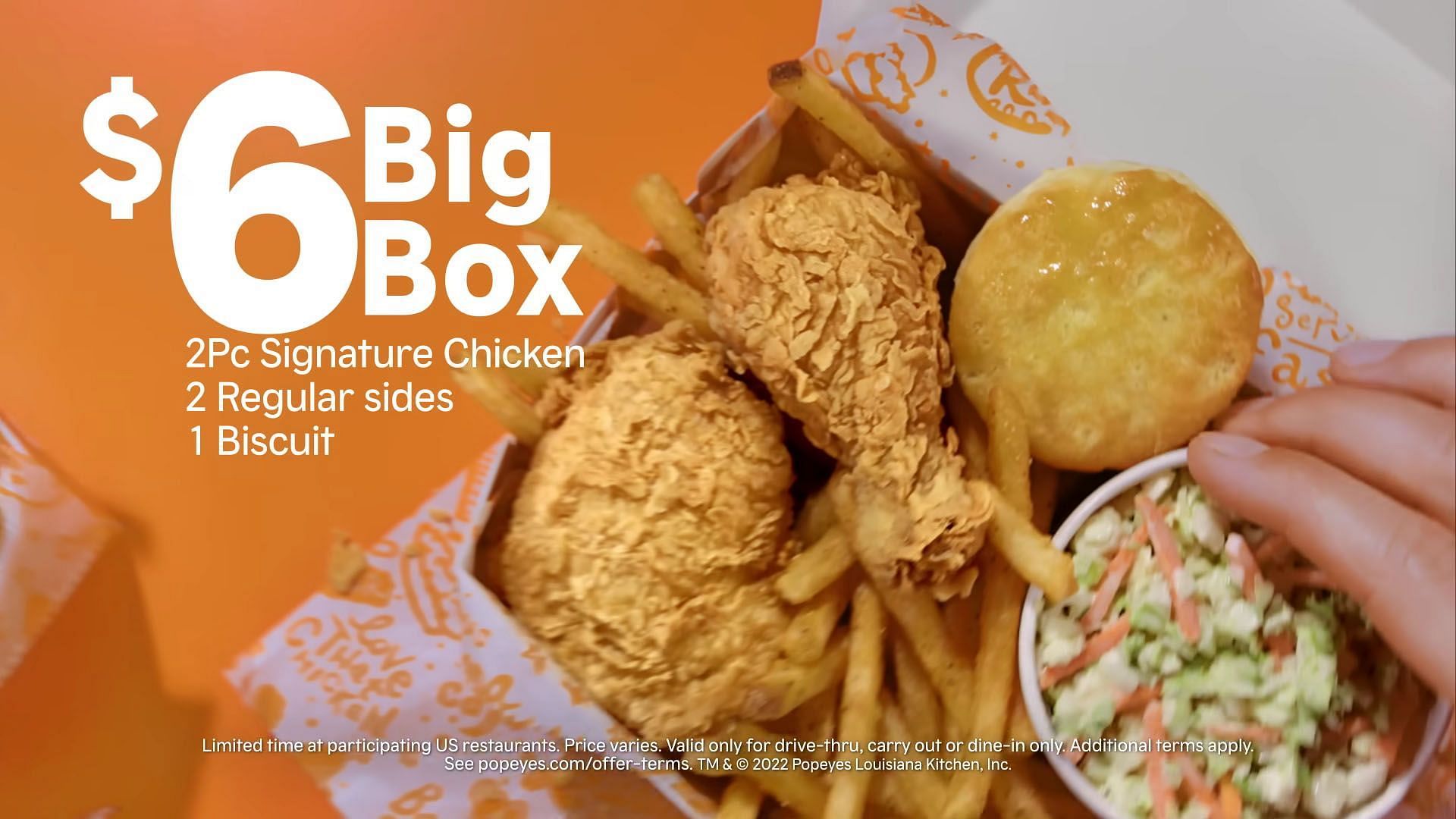Promotional material for Big Box Deal (Image via YouTube/@Popeyes)