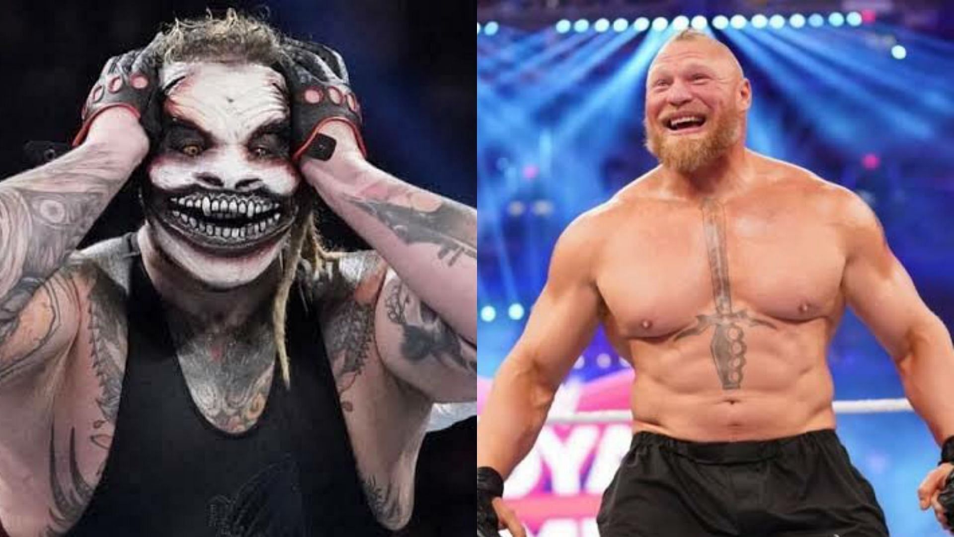 Bray Wyatt(Left); Brock Lesnar(Right)