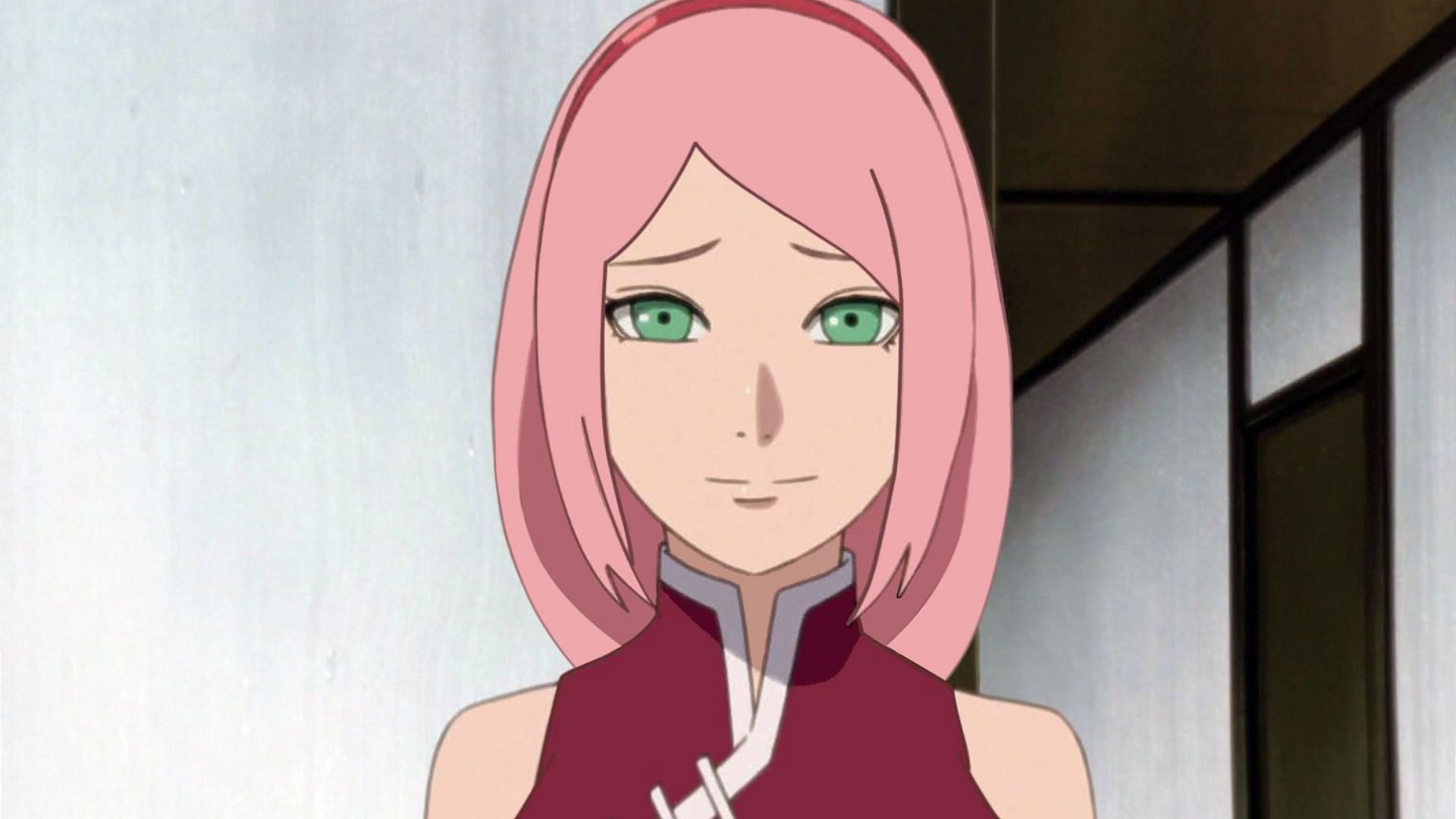 Sakura Haruno as seen in Boruto anime (Image via Studio Pierrot)