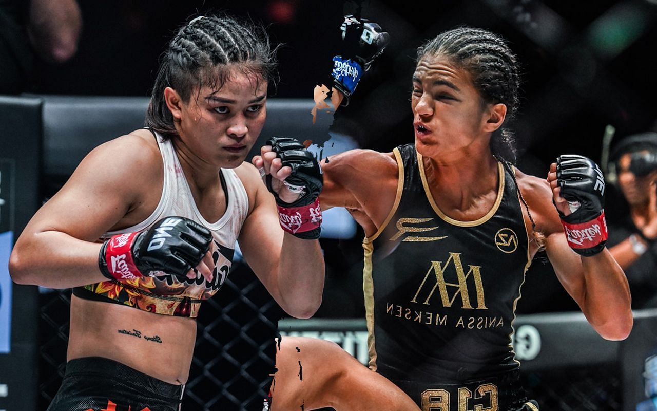 (left) Stamp Fairtex and (right) Anissa Meksen [Credit: ONE Championship]