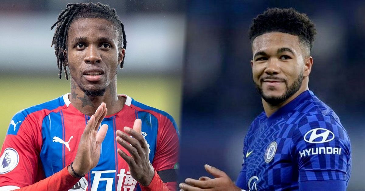 Wilfried Zaha and Reece James seemingly had a go at each other on social media