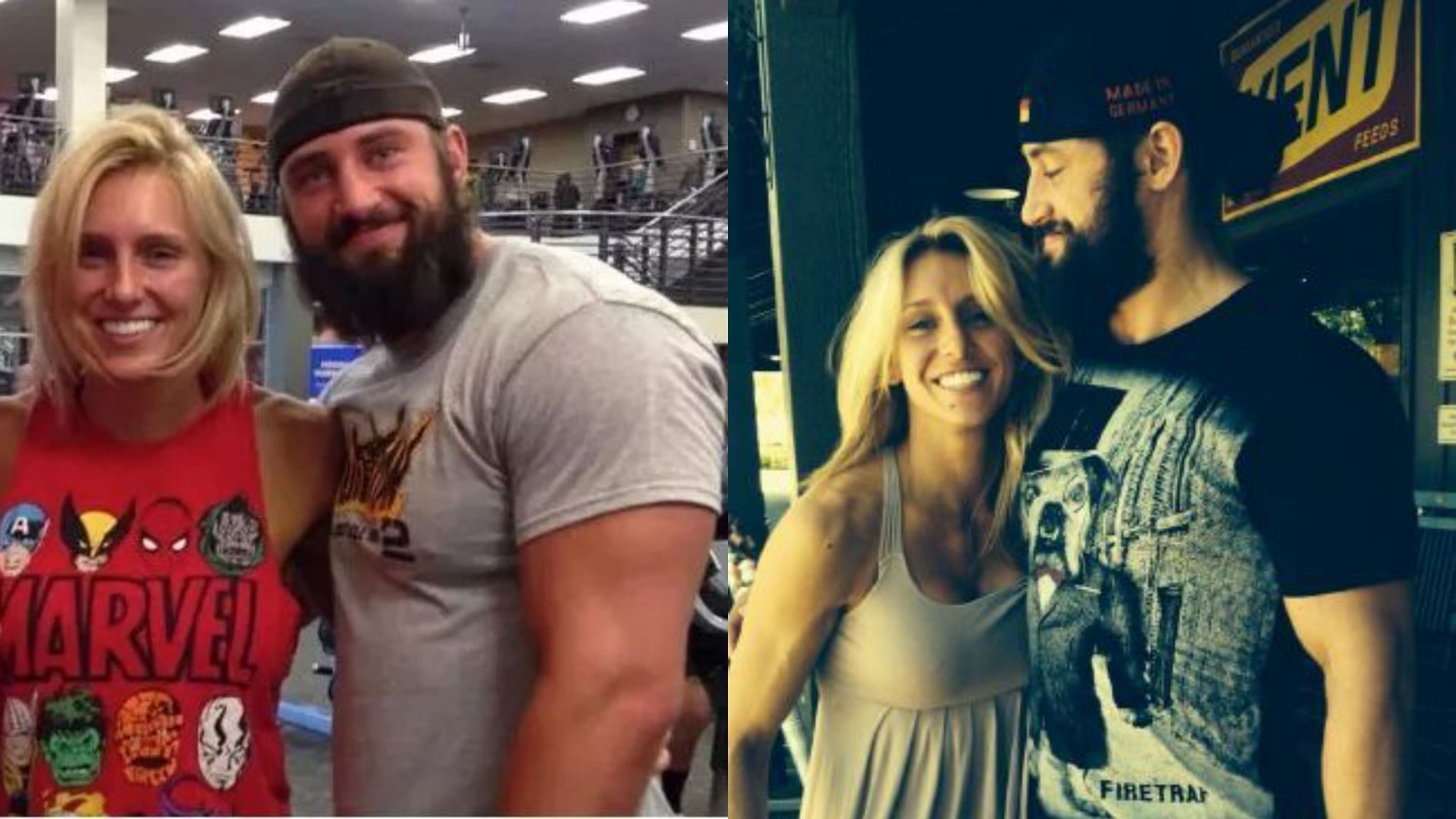 Charlotte Flair with her ex-husband, Kenneth Cameron