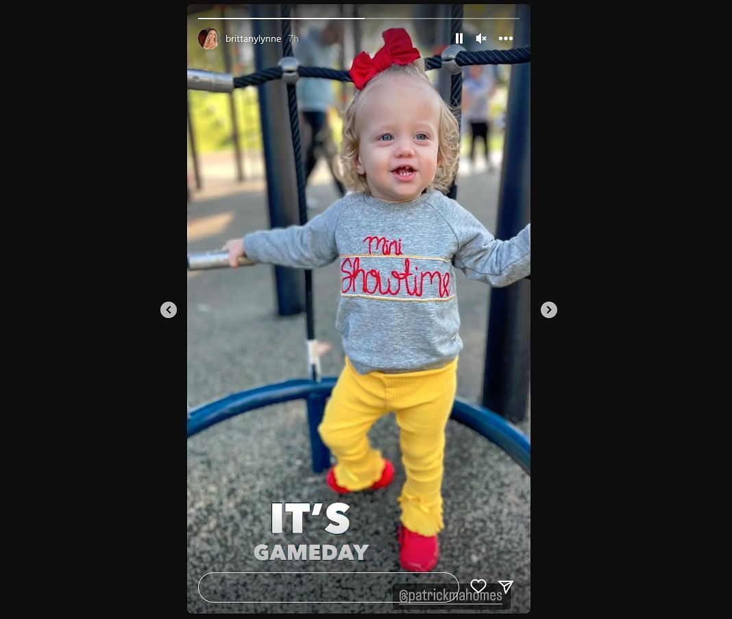 Brittany Mahomes Shares Daughter 'Mini-Showtime' Sweater on Game Day