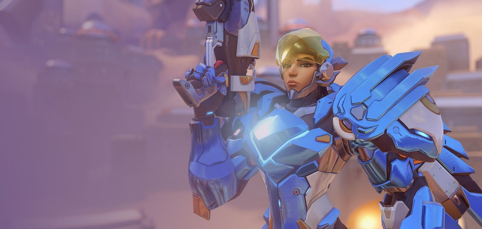 Pharah as a counter for Junkrat (Image via Blizzard)
